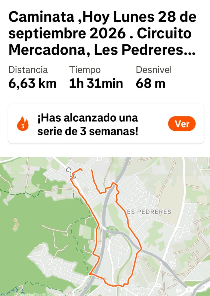 Caminata, lunes 28/09/2026 — foto 1 de 3